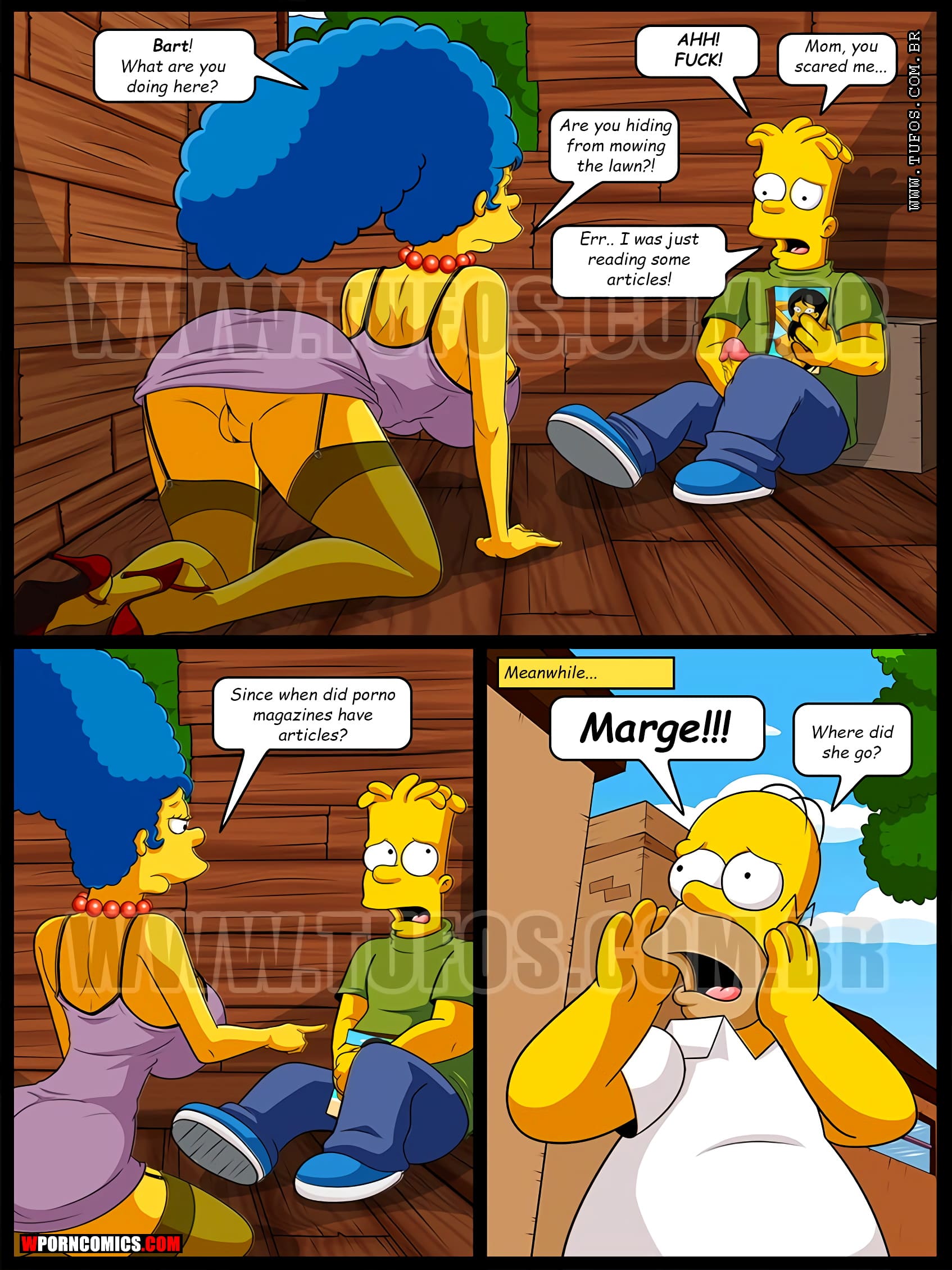 Taz reccomend marge simpson pussy comic
