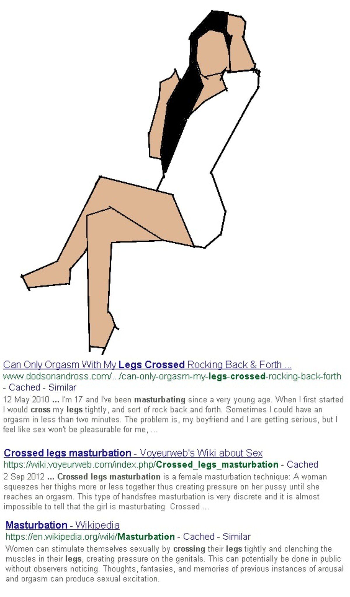 best of Crossed legs masturbation
