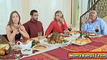 Sucking christmas turkey