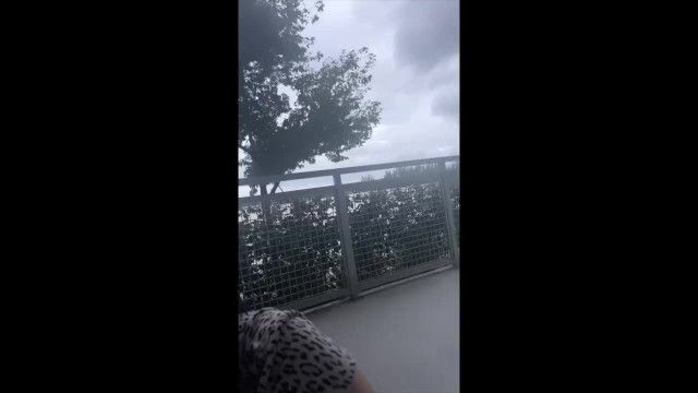 Sucking dick public balcony miami