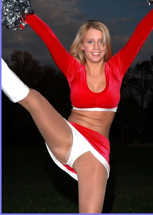 best of Pantyhose pusy cheerleader