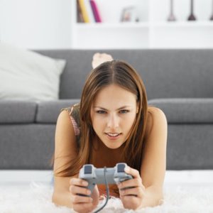 Girls gaming mature digital