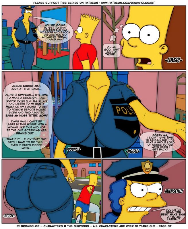 Fumble reccomend marge simpson pussy comic