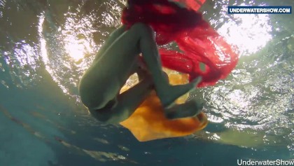 best of Surprised underwater teen gurchenko bushy