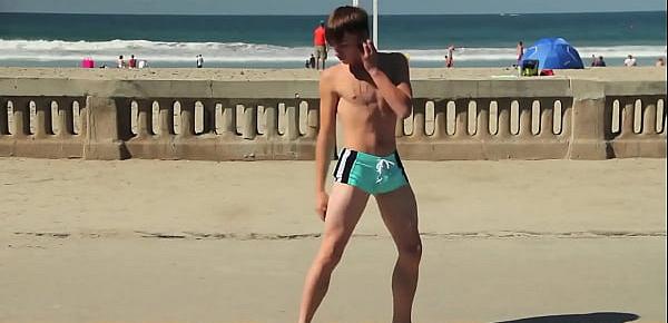 Twink beach bulges
