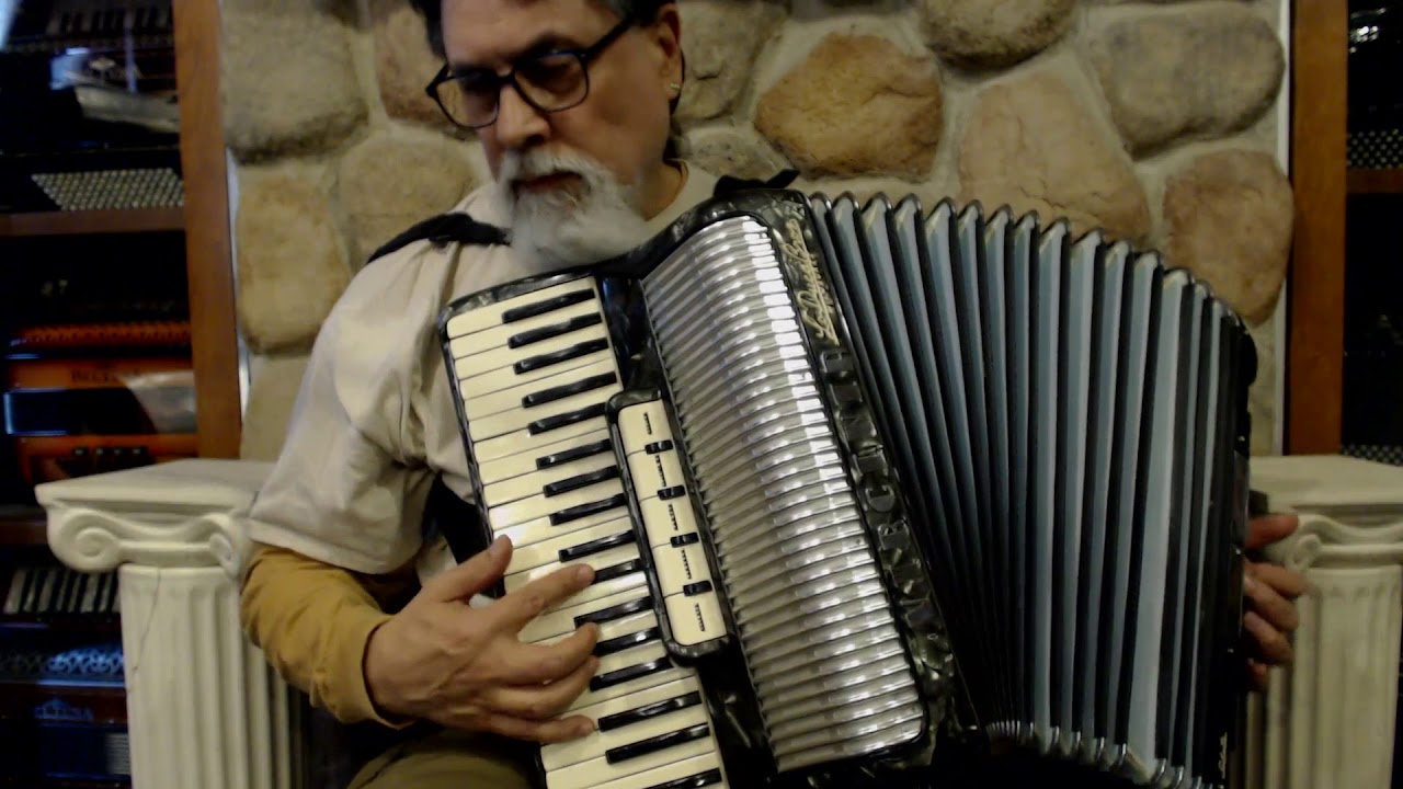 Duca piano accordion midget