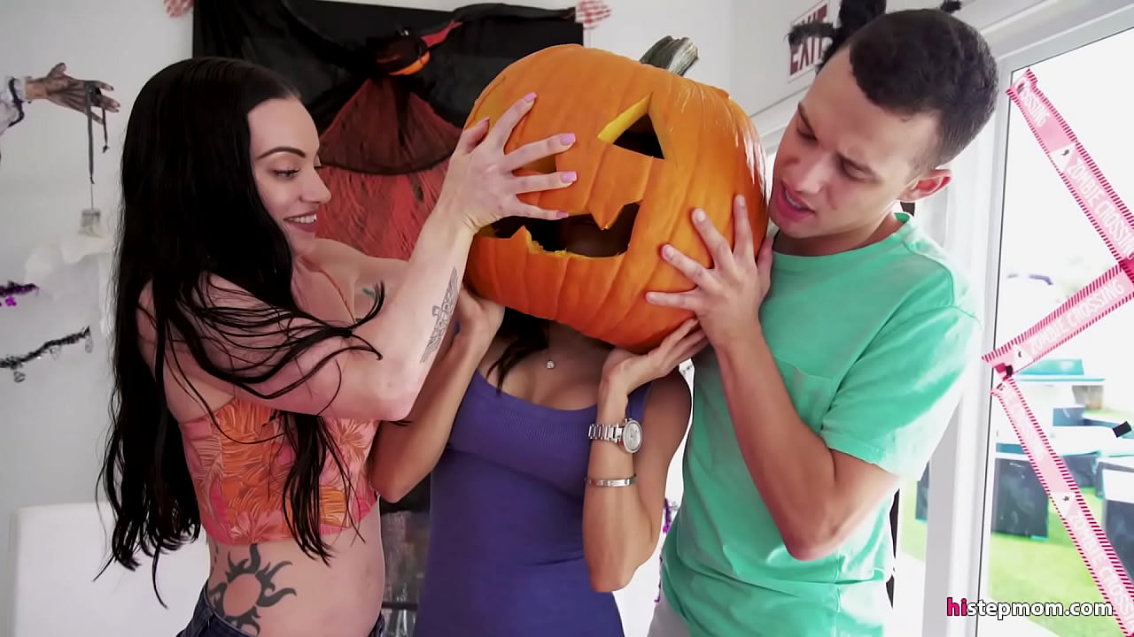 best of Horny pumpkin orgasm halloween girl