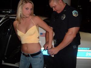 best of Girl fake scene handcuffed arrest