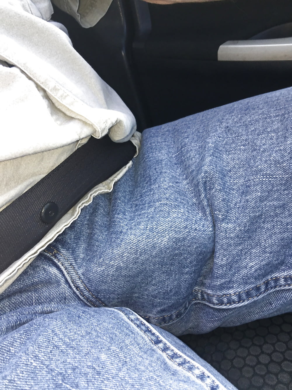 Hard cock tight jeans