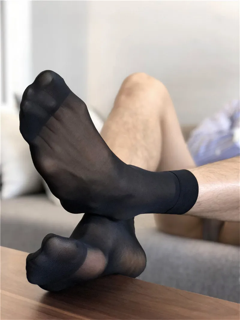 Coma reccomend sweaty white sheer socks heel